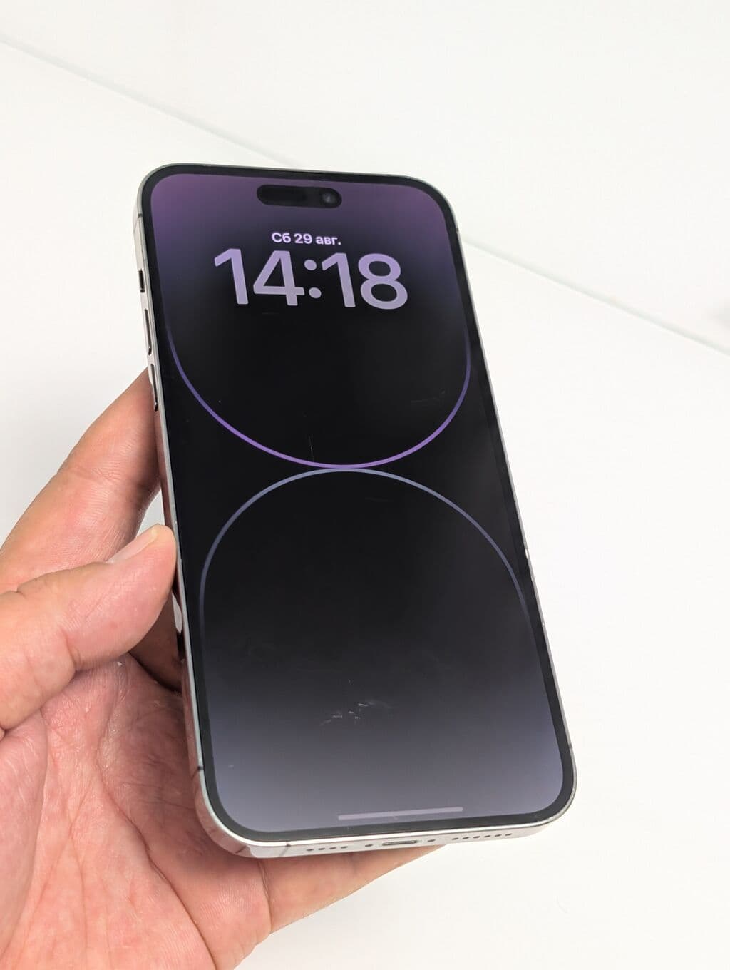 IPhone 14 Pro Max, Б/у, 512 ГБ, Deep Purple, Защитное стекло, Чехол, 80 % 7 из 13
