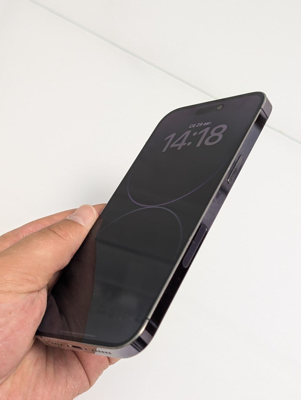 IPhone 14 Pro Max, Б/у, 512 ГБ, Deep Purple, Защитное стекло, Чехол, 80 % 12 из 13
