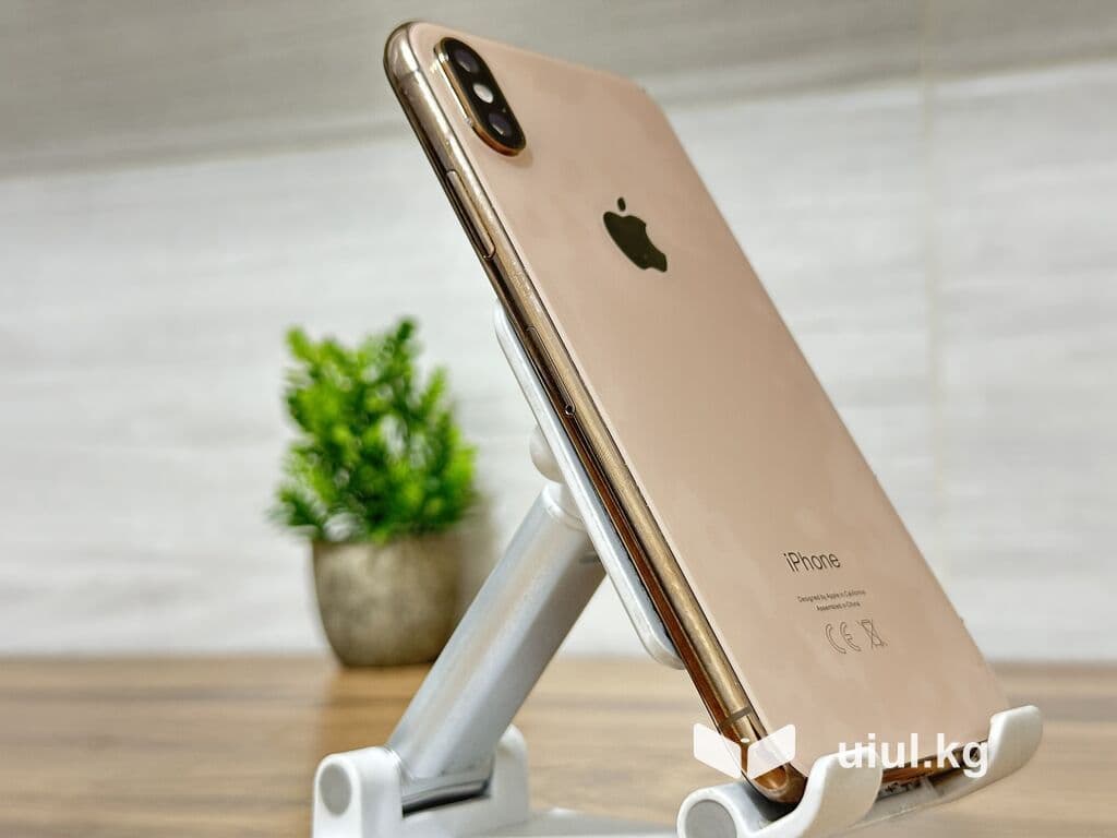 IPhone Xs, Б/у, 256 ГБ, Золотой, 79 % 2 из 10