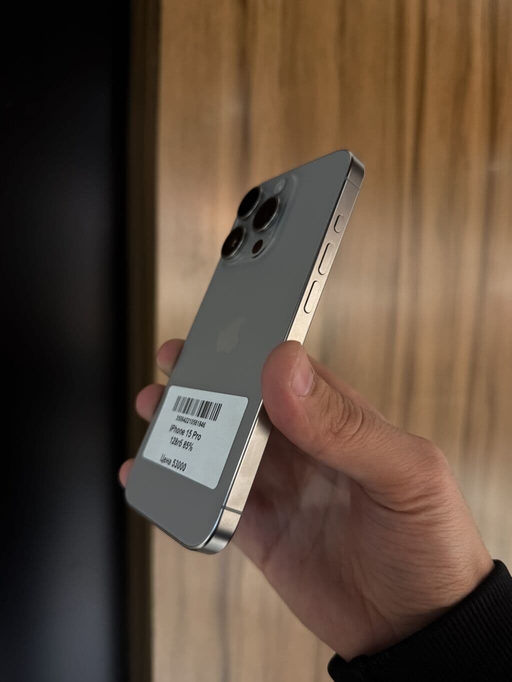 IPhone 15 Pro, Б/у, 128 ГБ, Natural Titanium, 85 % 5 из 5