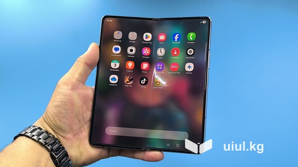 Samsung Galaxy Z Fold 4, Б/у, 256 ГБ, цвет - Серый, 2 SIM 10 из 16