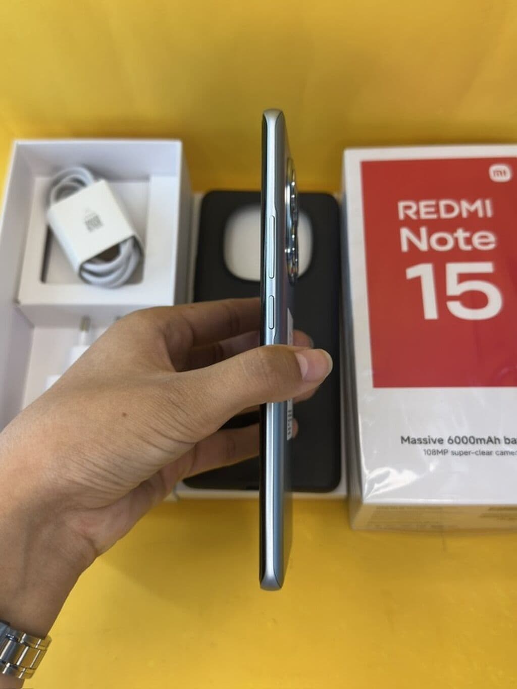 Redmi, Redmi Note 15, Новый, 128 ГБ, цвет - Голубой, В рассрочку, 2 SIM 2 из 5