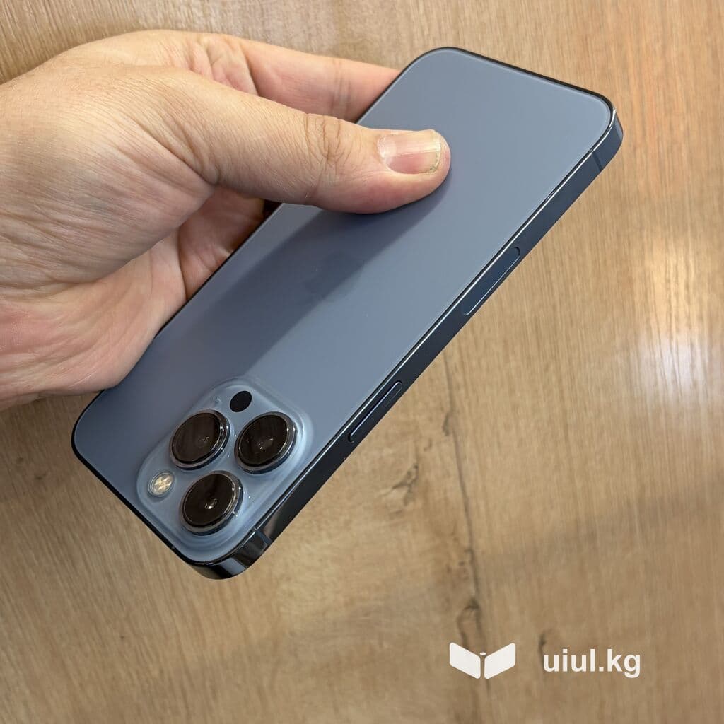 IPhone 13 Pro, Б/у, 512 ГБ, Pacific Blue, Чехол, 94 % 2 из 10
