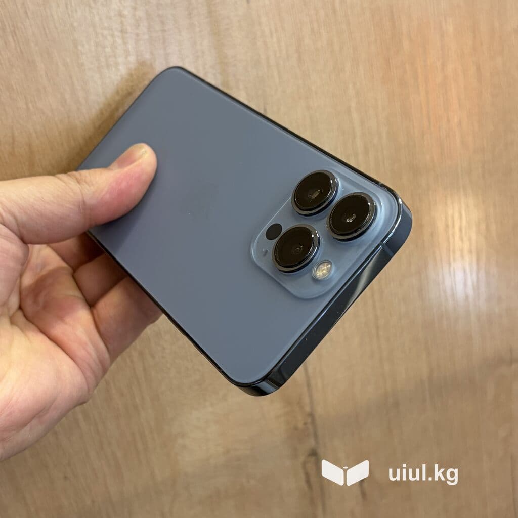 IPhone 13 Pro, Б/у, 512 ГБ, Pacific Blue, Чехол, 94 % 3 из 10
