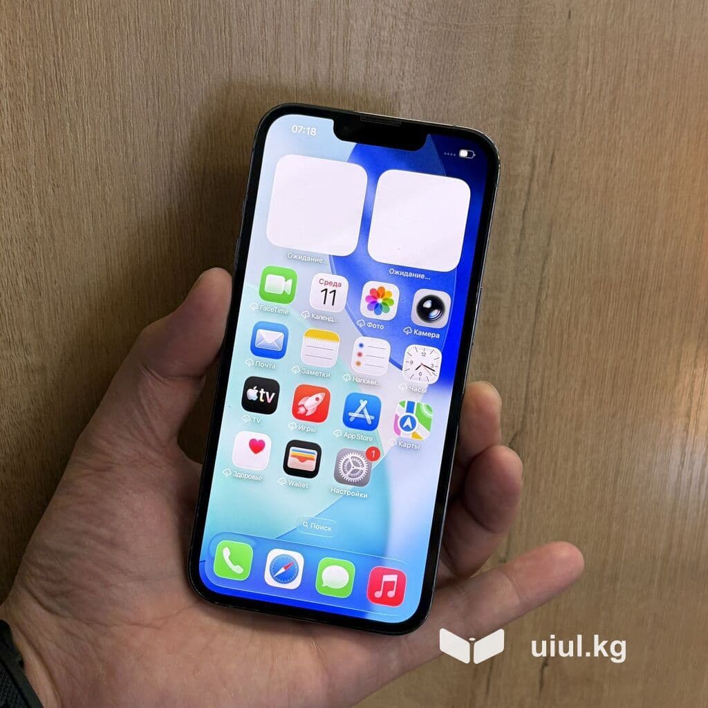 IPhone 13 Pro, Б/у, 512 ГБ, Pacific Blue, Чехол, 94 % 8 из 10