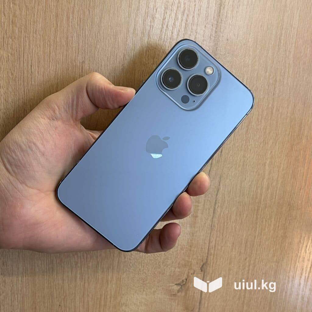 IPhone 13 Pro, Б/у, 512 ГБ, Pacific Blue, Чехол, 94 % 9 из 10