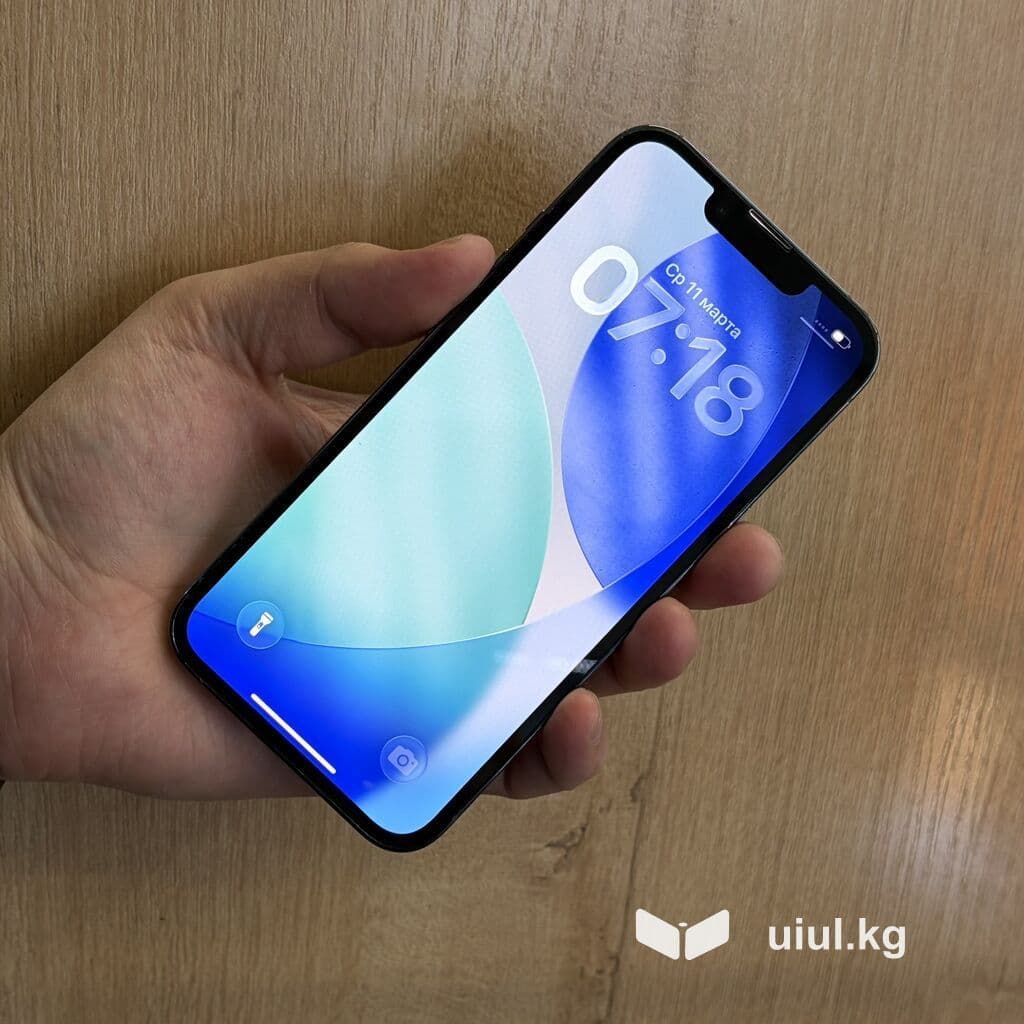 IPhone 13 Pro, Б/у, 512 ГБ, Pacific Blue, Чехол, 94 % 10 из 10