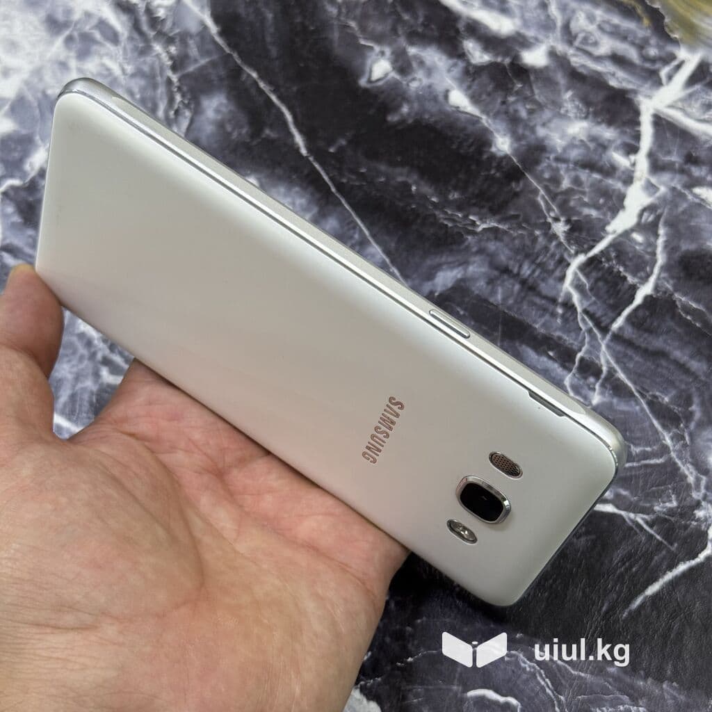 Samsung Galaxy J7 2016, Б/у, 16 ГБ, цвет - Белый, 2 SIM 4 из 16
