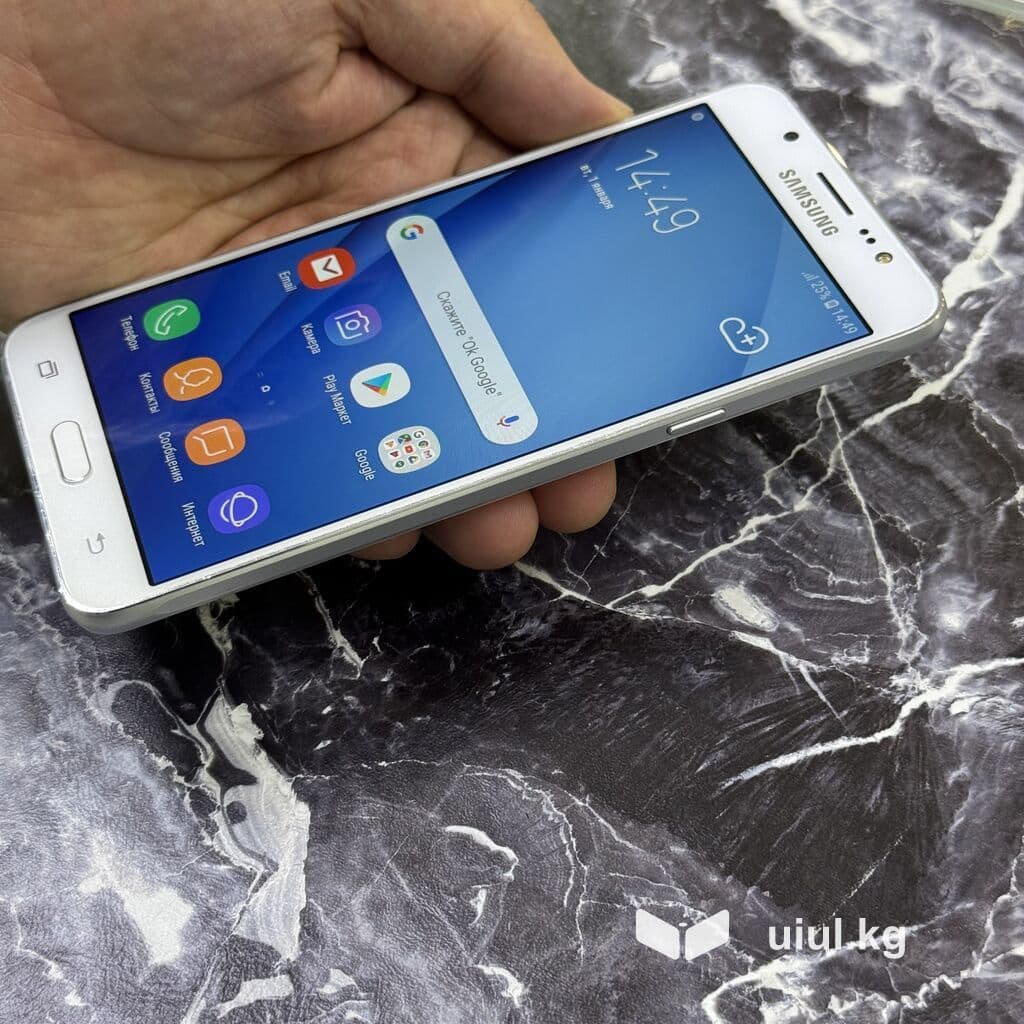 Samsung Galaxy J7 2016, Б/у, 16 ГБ, цвет - Белый, 2 SIM 11 из 16