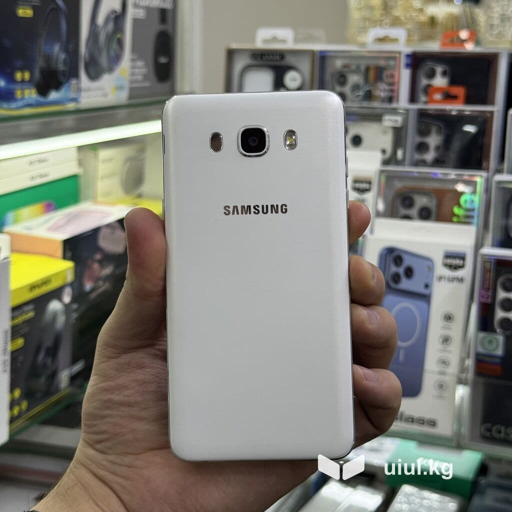 Samsung Galaxy J7 2016, Б/у, 16 ГБ, цвет - Белый, 2 SIM 12 из 16