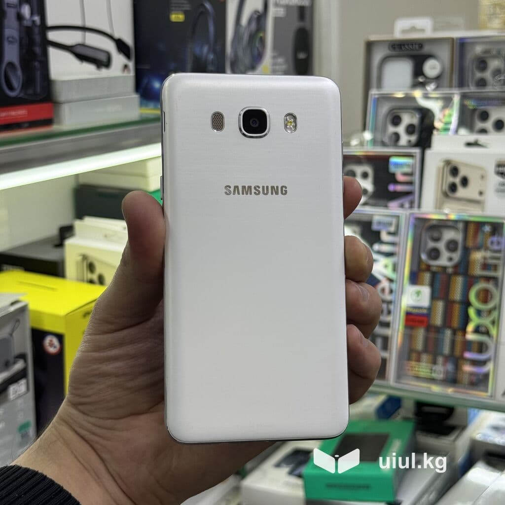 Samsung Galaxy J7 2016, Б/у, 16 ГБ, цвет - Белый, 2 SIM 15 из 16