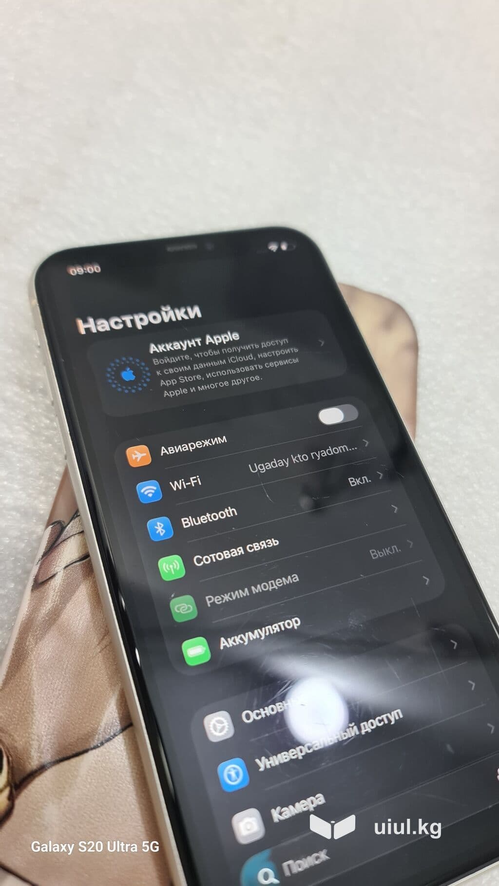 IPhone 11, Б/у, 64 ГБ, Белый, Чехол, 60 % 7 из 12