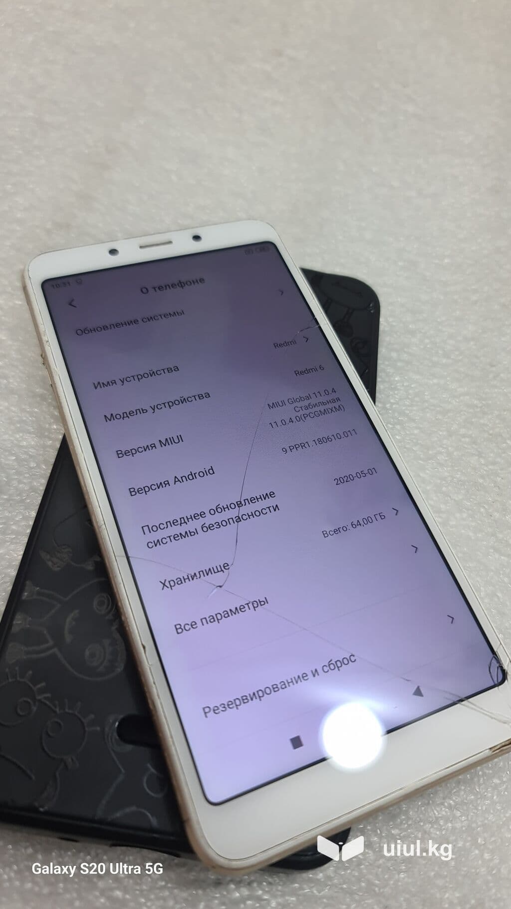 Redmi, Redmi 6, Б/у, 64 ГБ, цвет - Золотой, 2 SIM 2 из 6