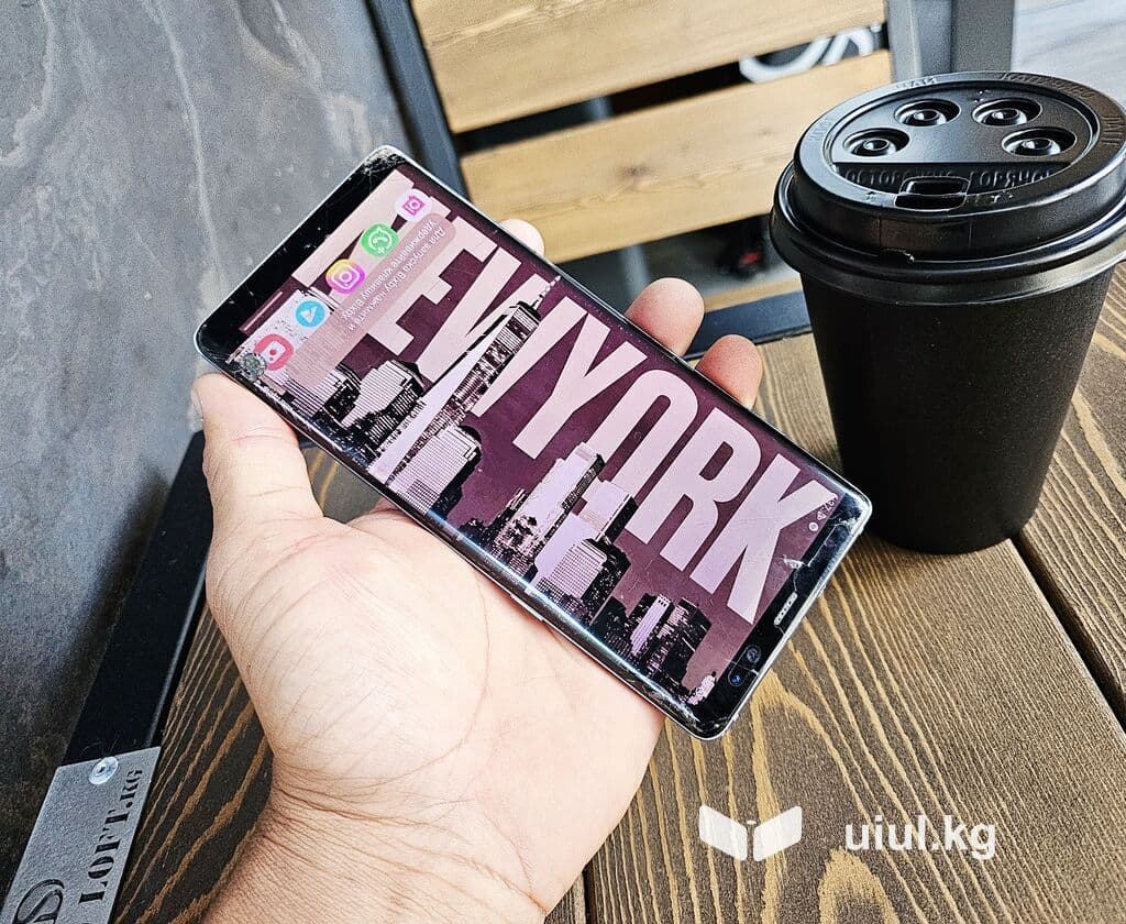 Samsung Galaxy Note 8, Б/у, 64 ГБ, цвет - Черный, 1 SIM 12 из 17