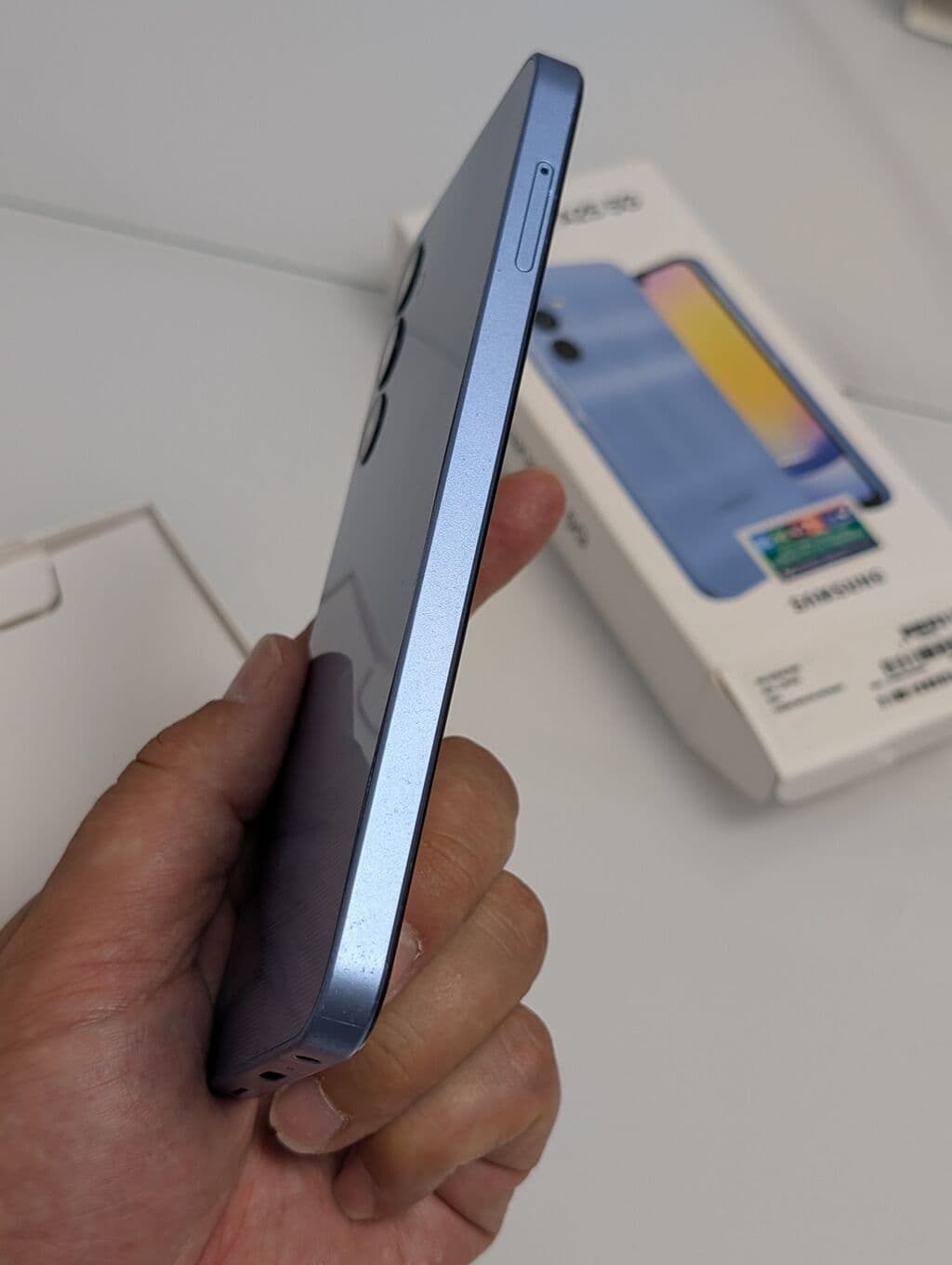 Samsung Galaxy A25, Б/у, 256 ГБ, цвет - Голубой, 2 SIM 4 из 10
