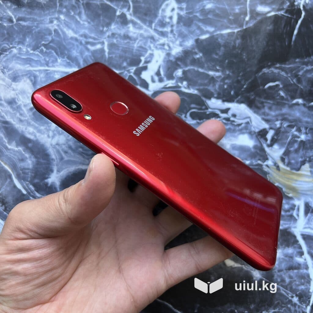 Samsung Galaxy A10s, Б/у, 32 ГБ, цвет - Красный, 2 SIM 2 из 7