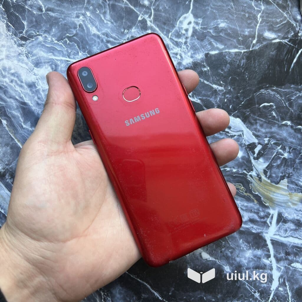 Samsung Galaxy A10s, Б/у, 32 ГБ, цвет - Красный, 2 SIM 6 из 7