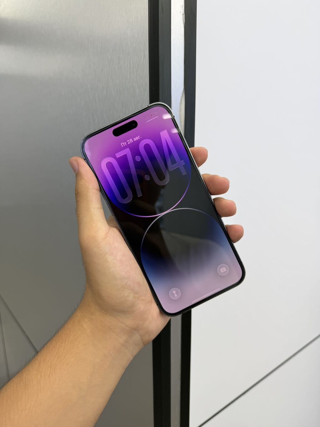 IPhone 14 Pro Max, Б/у, 256 ГБ, Deep Purple, Коробка, Защитное стекло, В рассрочку, 87 % 2 из 5