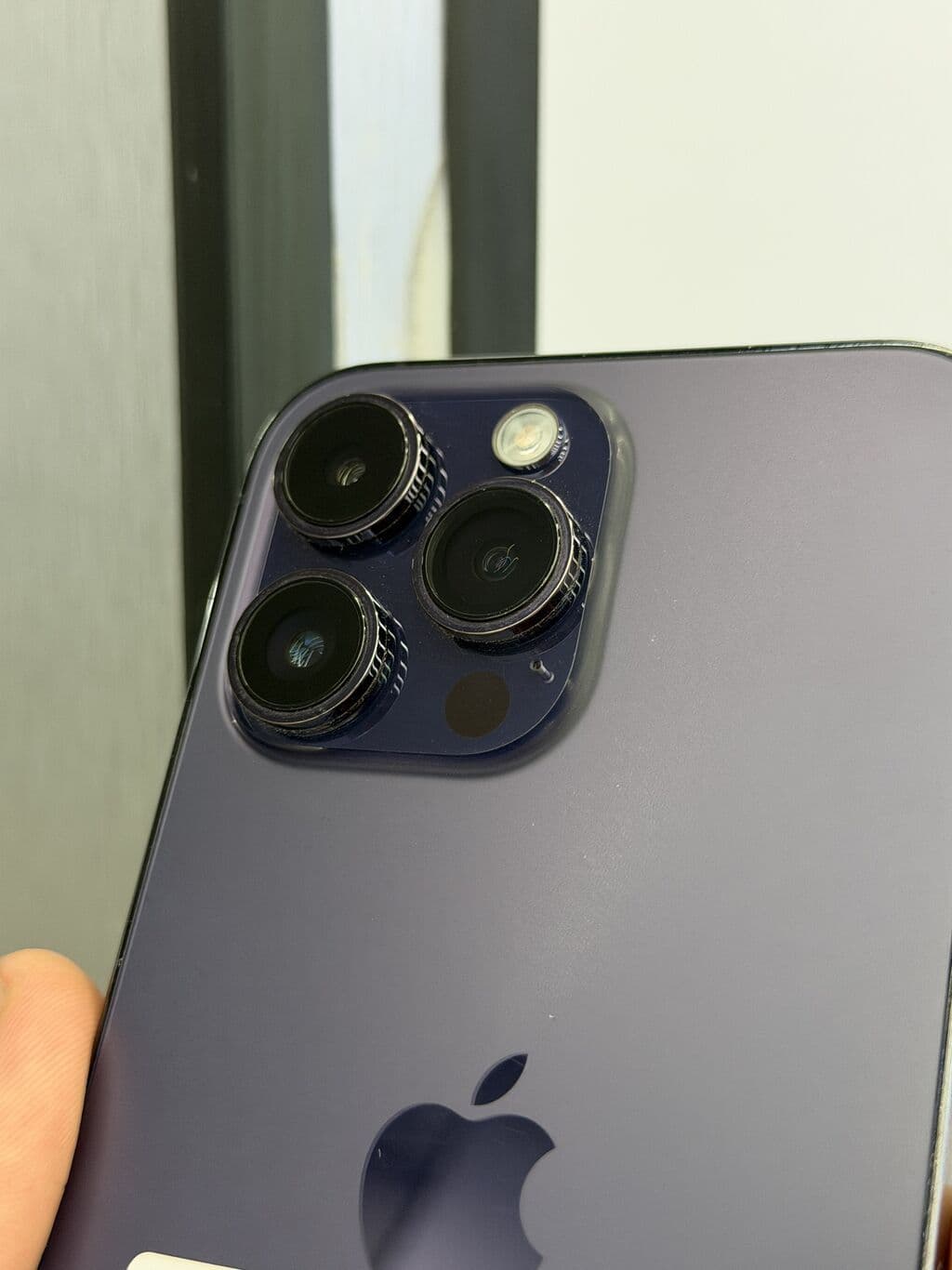 IPhone 14 Pro Max, Б/у, 256 ГБ, Deep Purple, Коробка, Защитное стекло, В рассрочку, 87 % 4 из 5