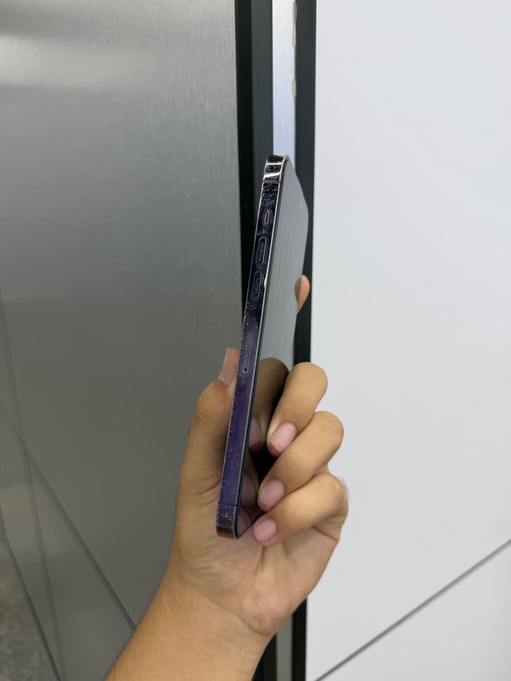 IPhone 14 Pro Max, Б/у, 256 ГБ, Deep Purple, Коробка, Защитное стекло, В рассрочку, 87 % 5 из 5