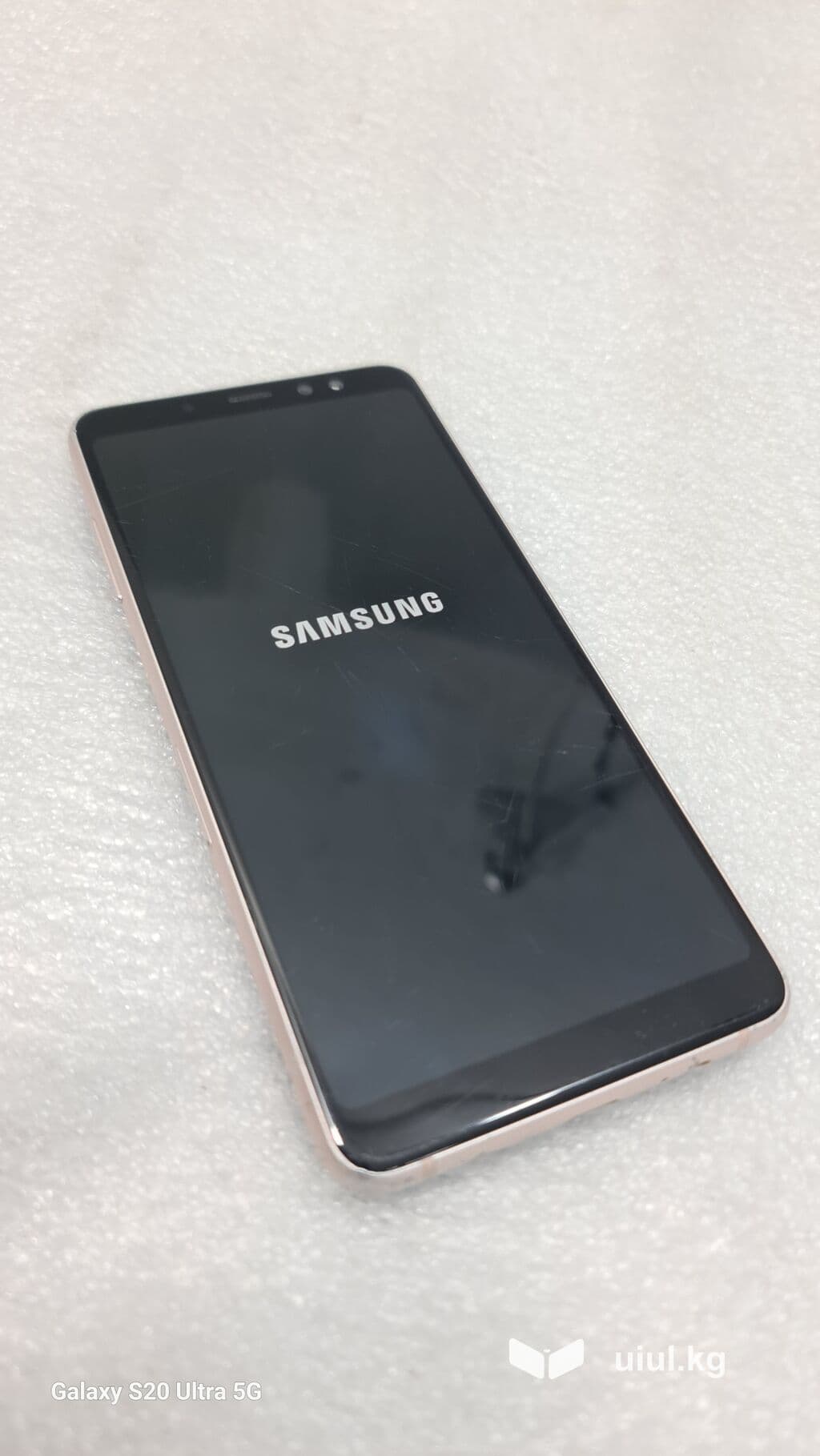 Samsung Galaxy A8 Plus 2018, Б/у, 32 ГБ, цвет - Синий, 2 SIM 2 из 7
