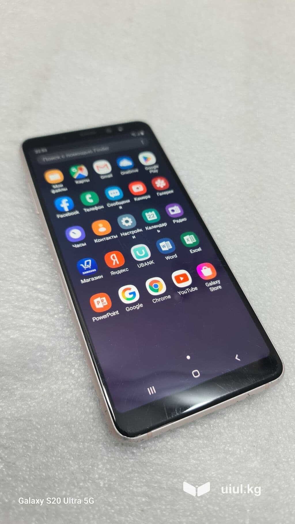 Samsung Galaxy A8 Plus 2018, Б/у, 32 ГБ, цвет - Синий, 2 SIM 5 из 7