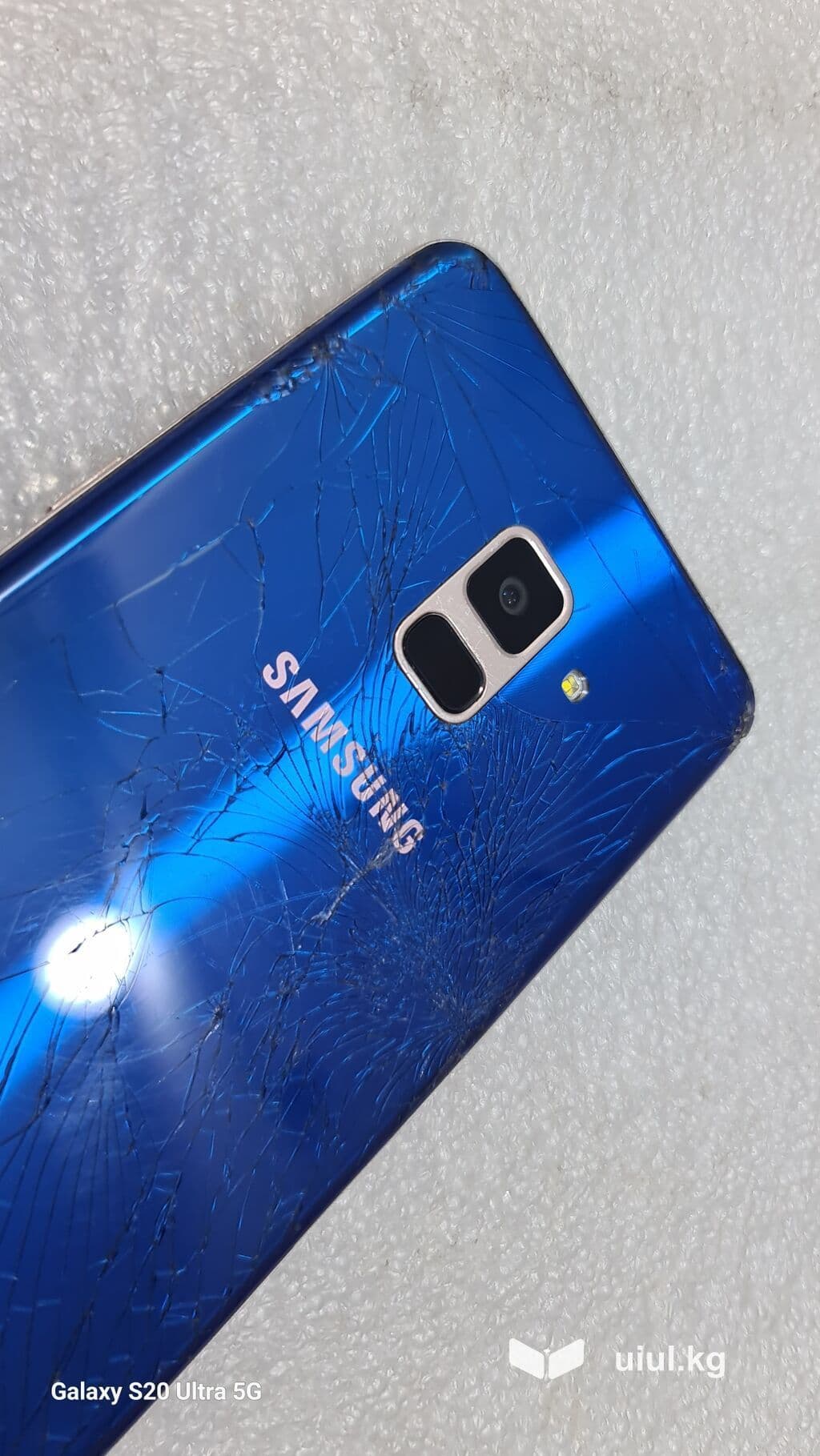 Samsung Galaxy A8 Plus 2018, Б/у, 32 ГБ, цвет - Синий, 2 SIM 7 из 7