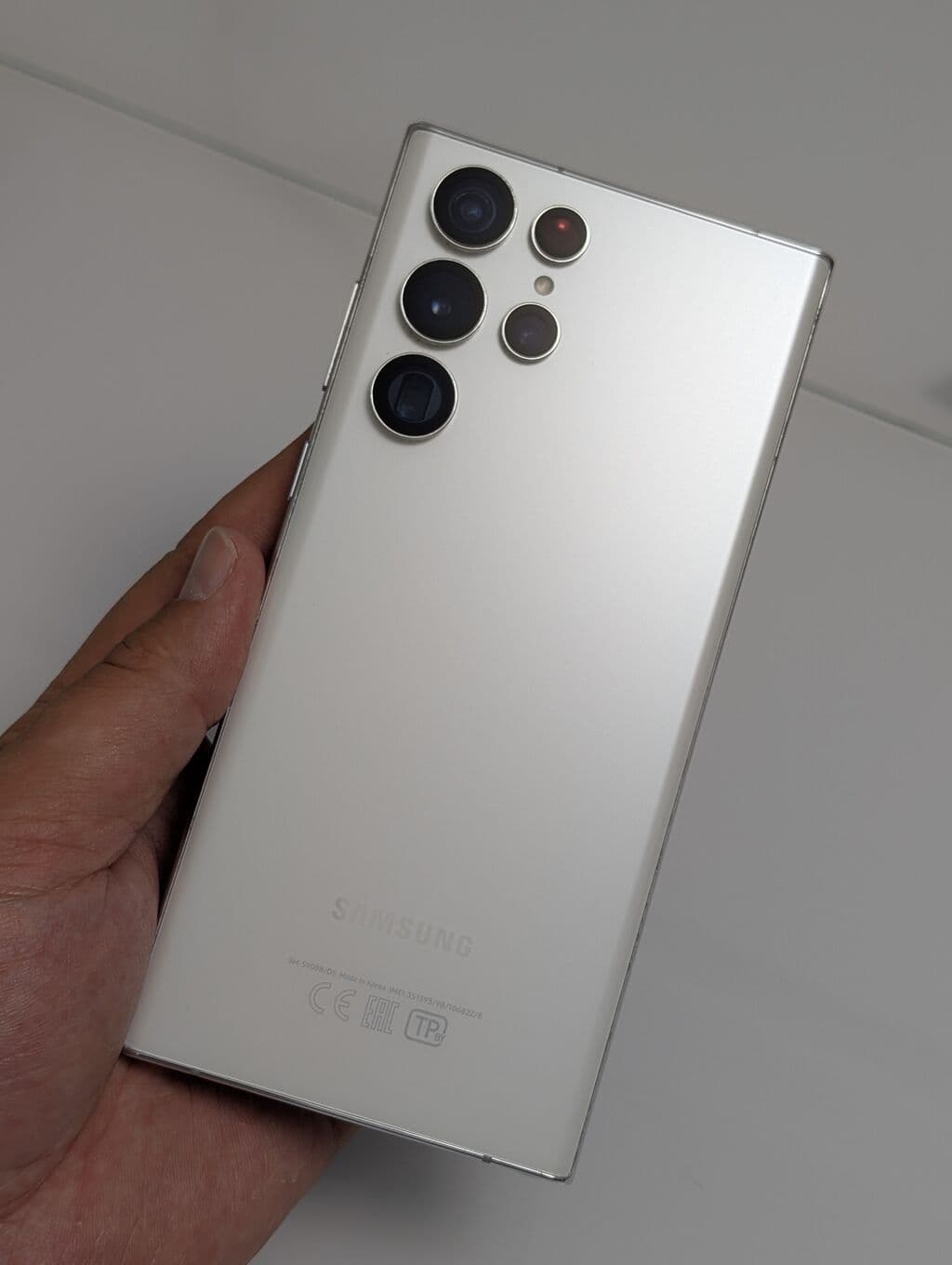 Samsung Galaxy S22 Ultra, Б/у, 128 ГБ, цвет - Белый, 2 SIM 7 из 9