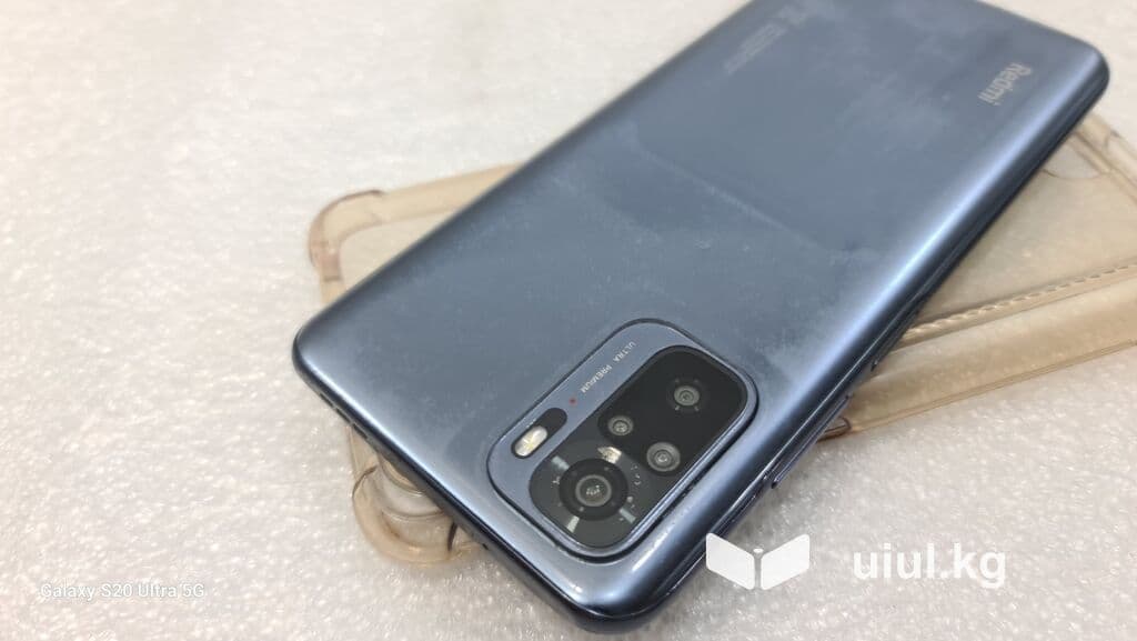 Redmi, Redmi Note 10, Б/у, 128 ГБ, цвет - Черный, 2 SIM 1 из 9
