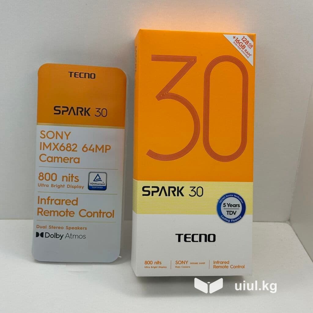 Tecno Spark 30, Новый, 128 ГБ, 2 SIM 3 из 9