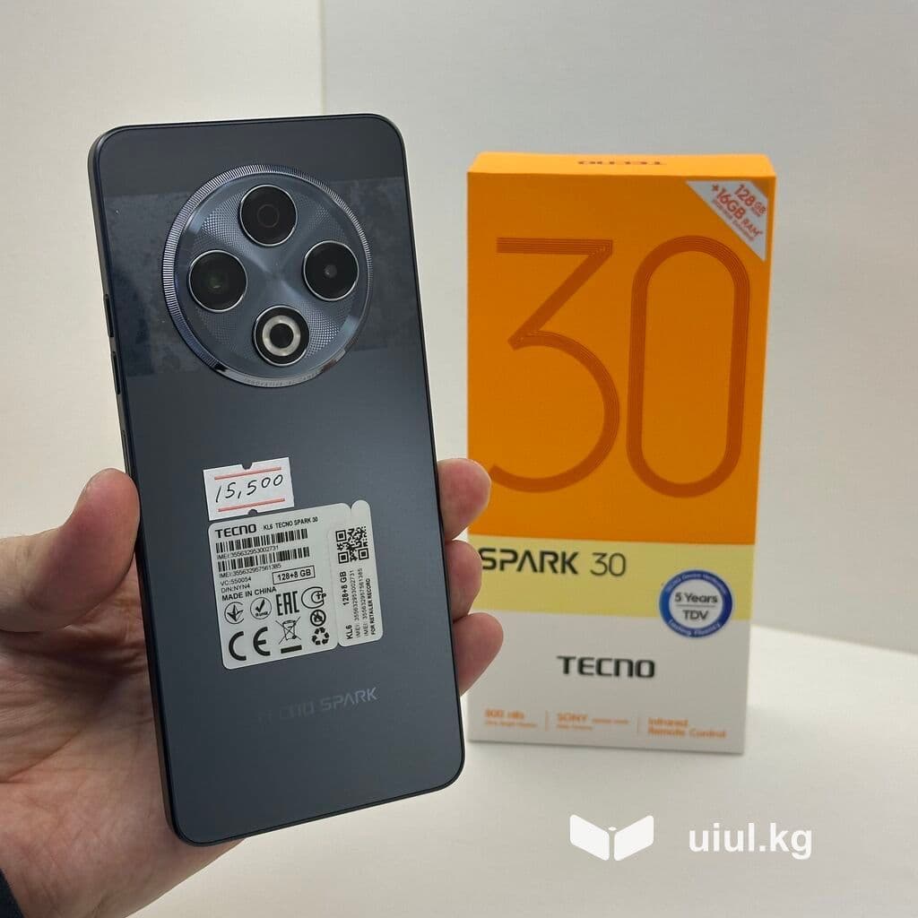 Tecno Spark 30, Новый, 128 ГБ, 2 SIM 9 из 9