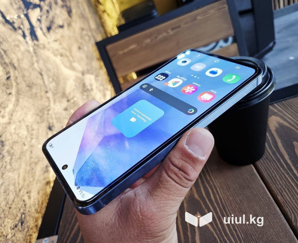Samsung Galaxy A55 5G, Б/у, 128 ГБ, цвет - Синий, eSIM, 2 SIM, 1 SIM 3 из 19
