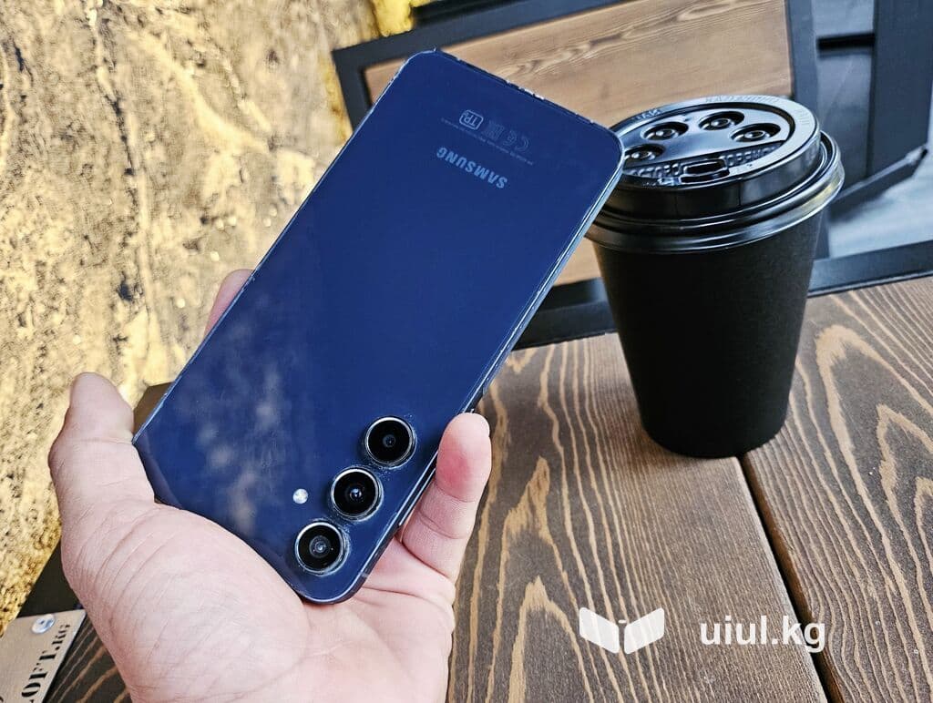 Samsung Galaxy A55 5G, Б/у, 128 ГБ, цвет - Синий, eSIM, 2 SIM, 1 SIM 7 из 19