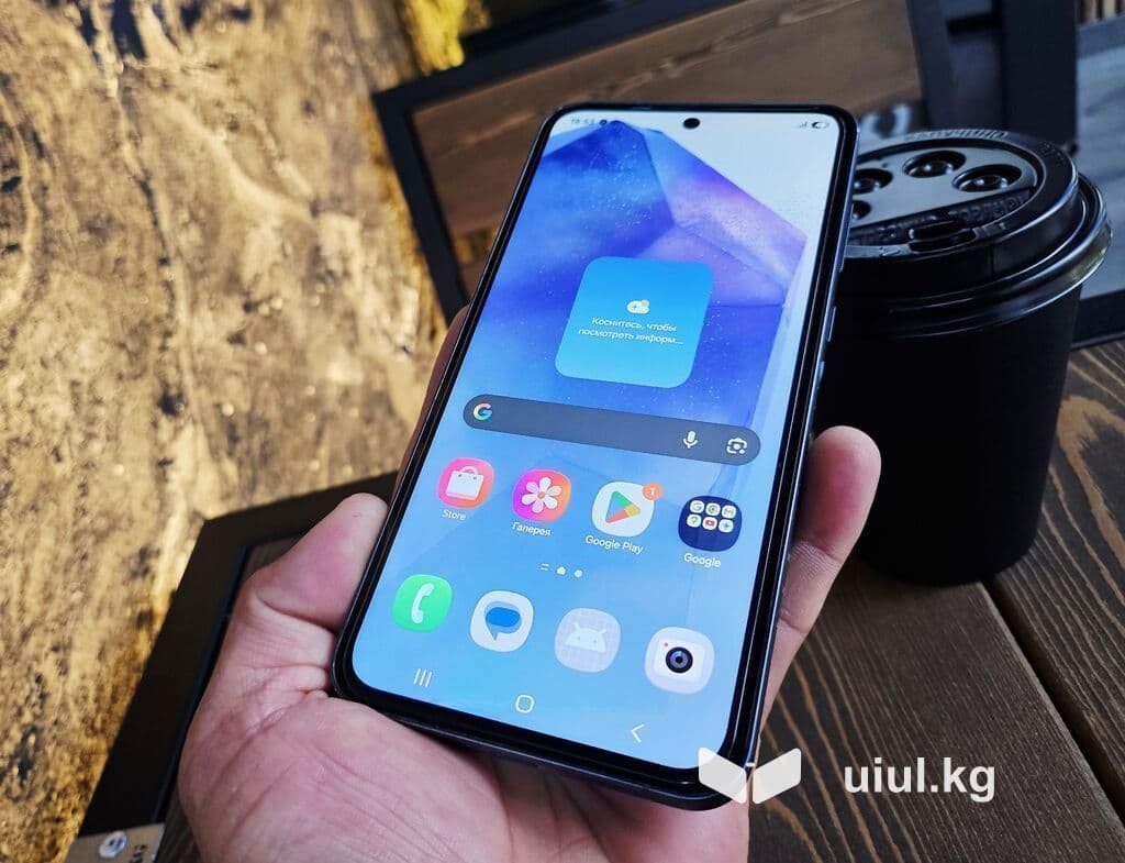 Samsung Galaxy A55 5G, Б/у, 128 ГБ, цвет - Синий, eSIM, 2 SIM, 1 SIM 10 из 19
