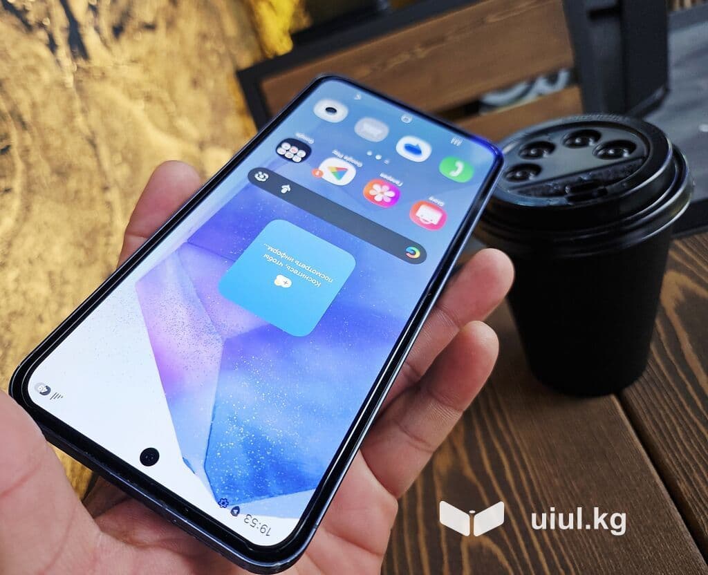 Samsung Galaxy A55 5G, Б/у, 128 ГБ, цвет - Синий, eSIM, 2 SIM, 1 SIM 17 из 19