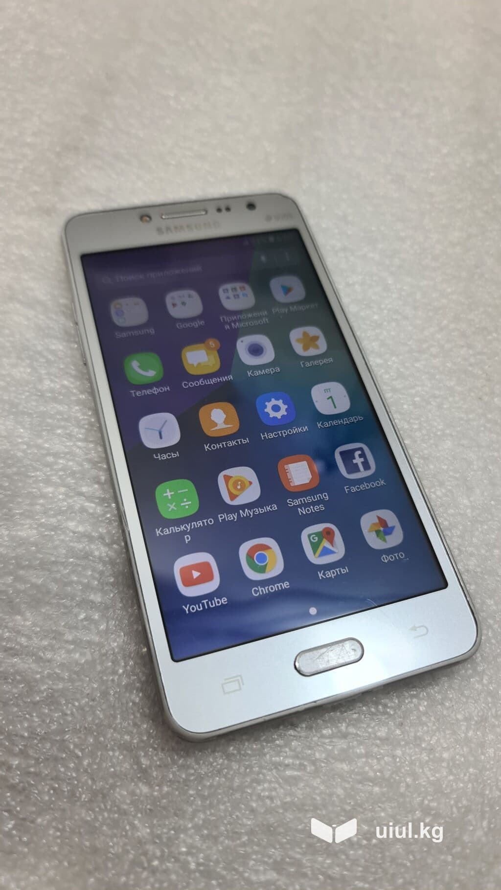 Samsung Galaxy J2 Prime, Б/у, 8 ГБ, цвет - Серый, 2 SIM 5 из 8