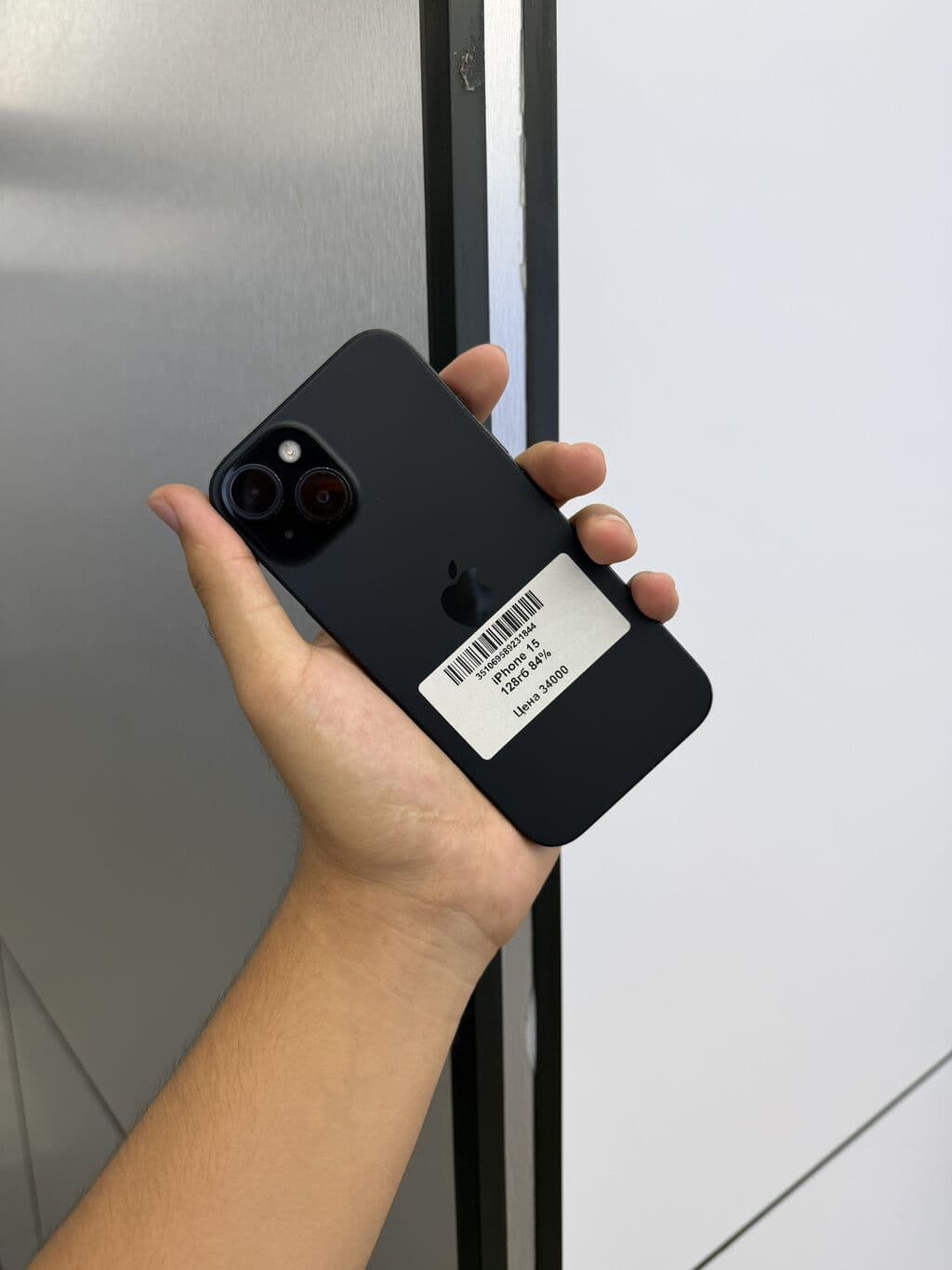 IPhone 15, Б/у, 128 ГБ, Black Titanium, В рассрочку, 84 %