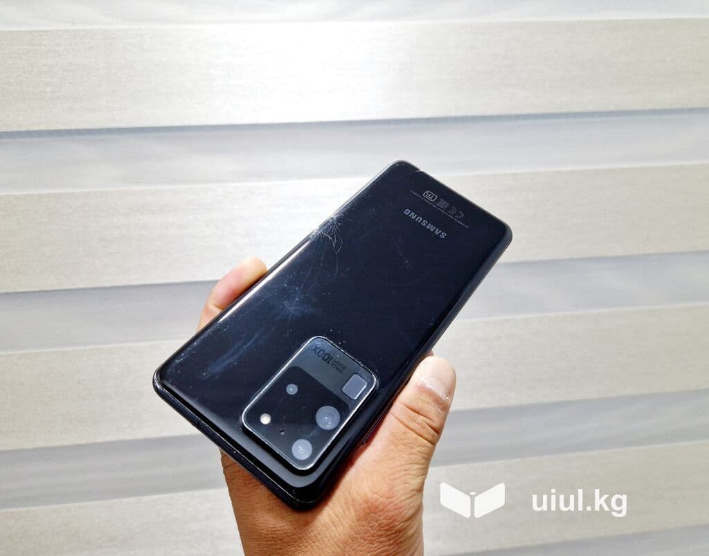 Samsung Galaxy S20 Ultra, Б/у, 128 ГБ, цвет - Черный, 1 SIM, 2 SIM 3 из 12