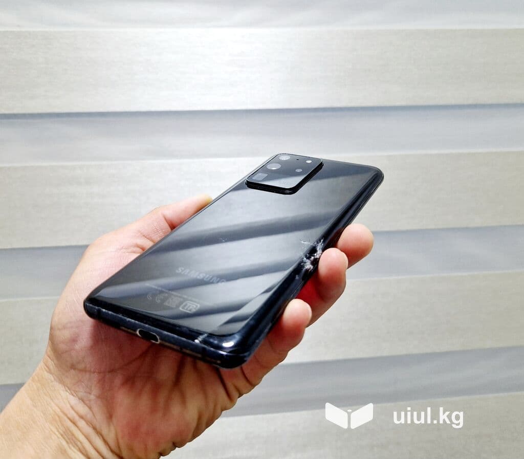 Samsung Galaxy S20 Ultra, Б/у, 128 ГБ, цвет - Черный, 1 SIM, 2 SIM 7 из 12
