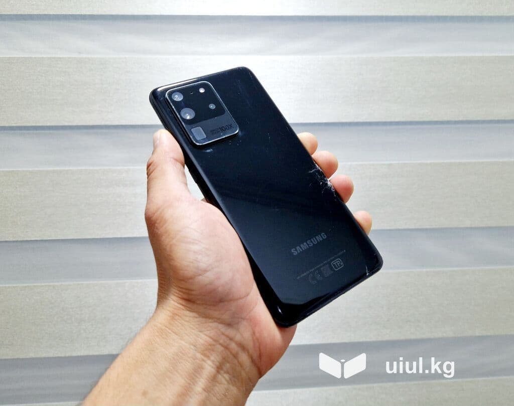 Samsung Galaxy S20 Ultra, Б/у, 128 ГБ, цвет - Черный, 1 SIM, 2 SIM 11 из 12