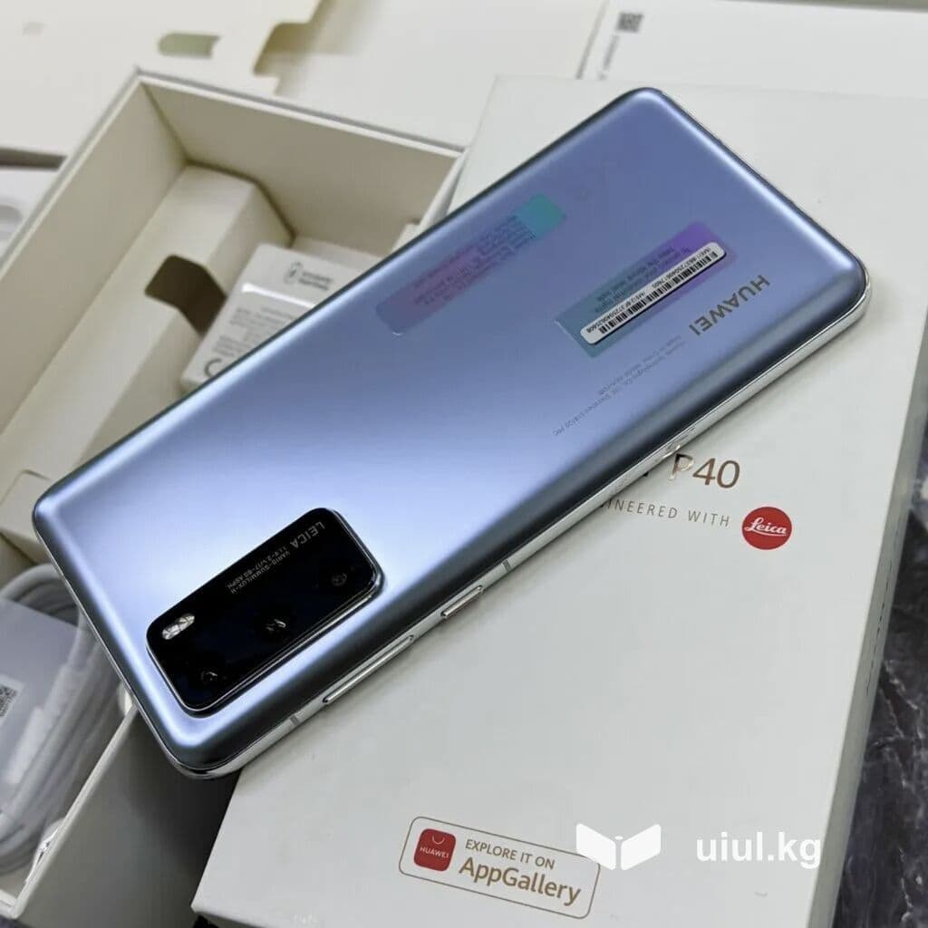 Huawei P40 4G, Новый, 128 ГБ, цвет - Серый, 1 SIM 8 из 8