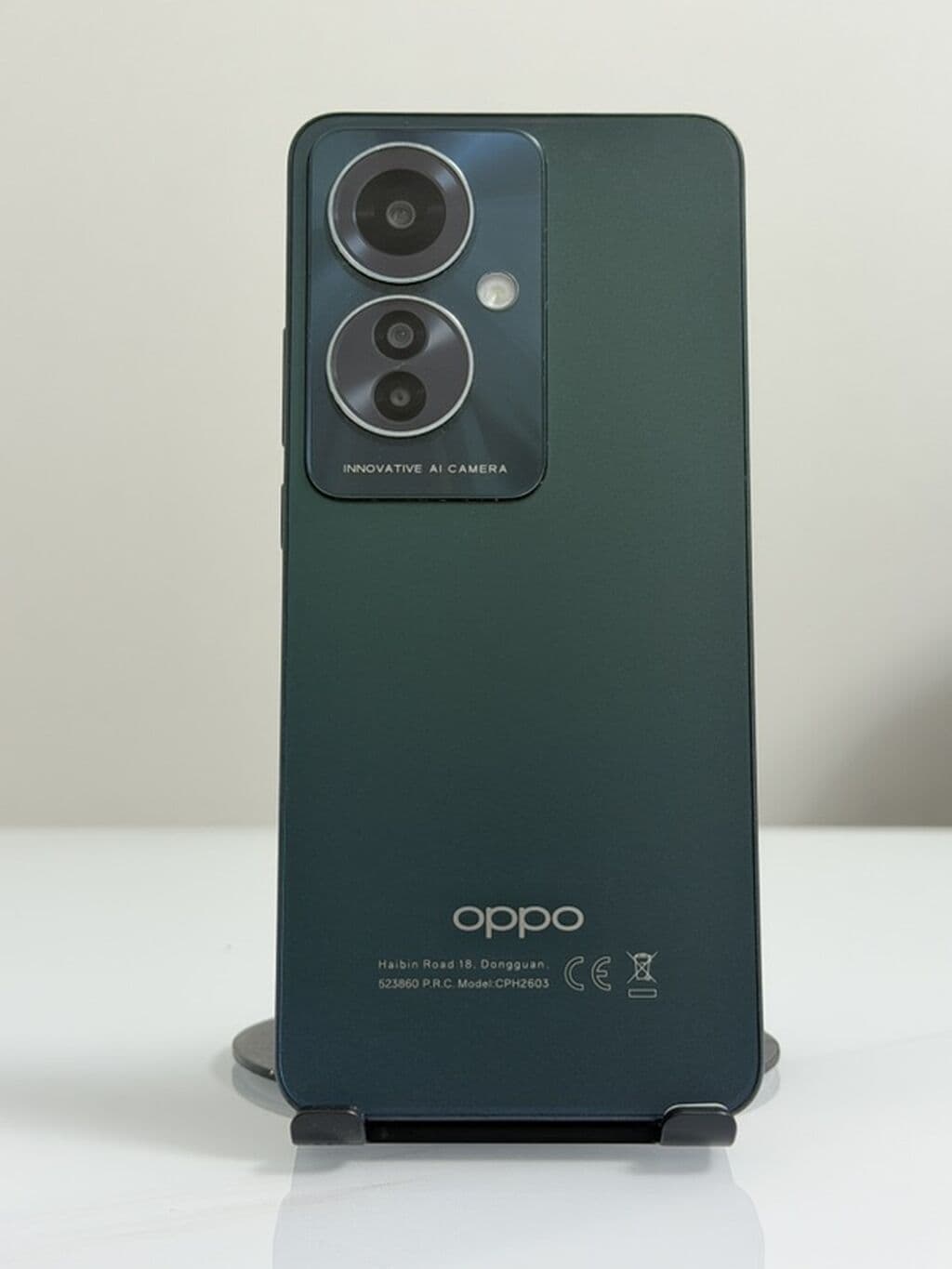 Oppo Reno 11 F 5G, Б/у, 256 ГБ, цвет - Зеленый, 2 SIM