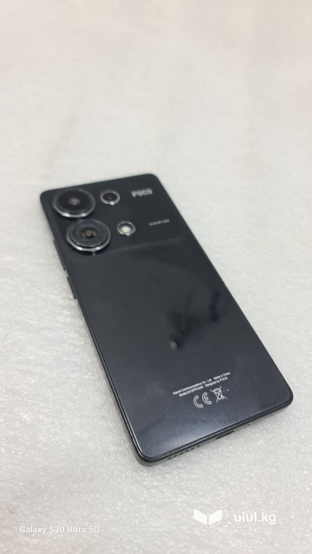 Poco M6 Pro 5G, Б/у, 256 ГБ, цвет - Черный, 2 SIM 9 из 10