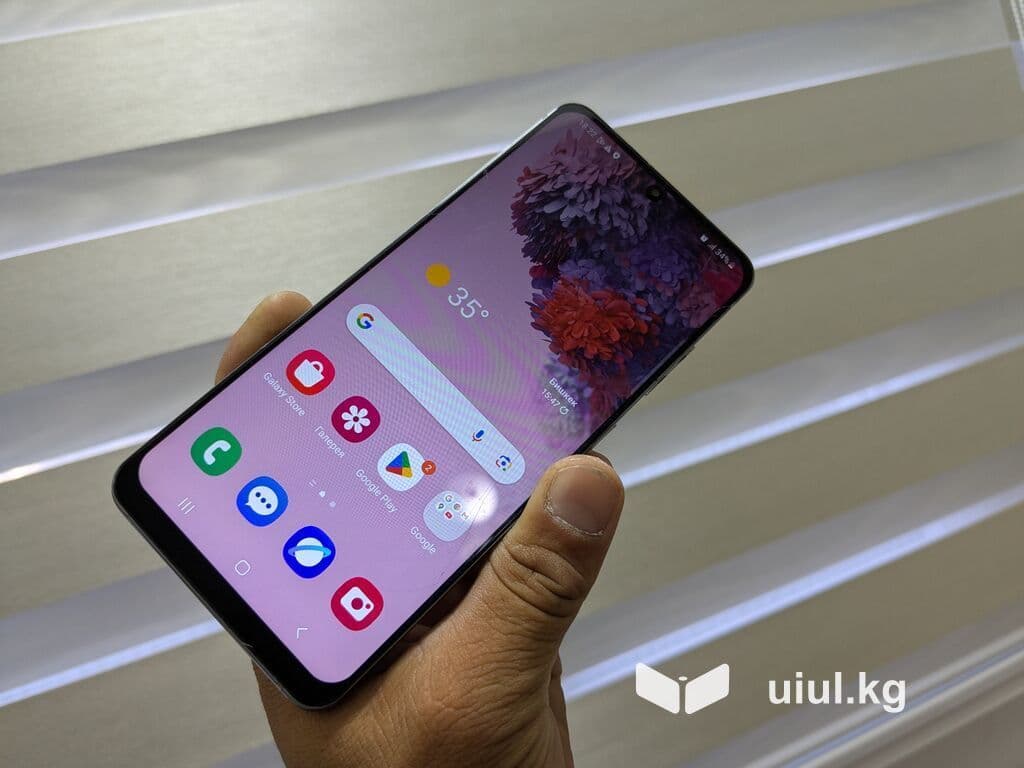 Samsung Galaxy S20, Б/у, 128 ГБ, цвет - Голубой, 2 SIM 2 из 15