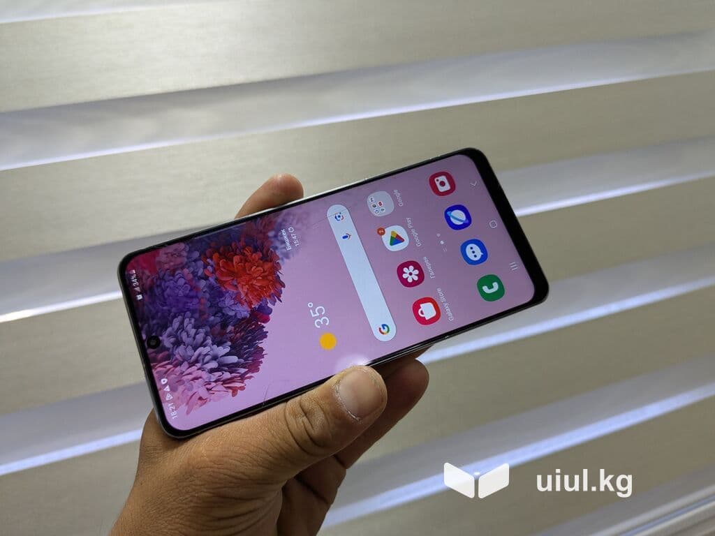 Samsung Galaxy S20, Б/у, 128 ГБ, цвет - Голубой, 2 SIM 5 из 15