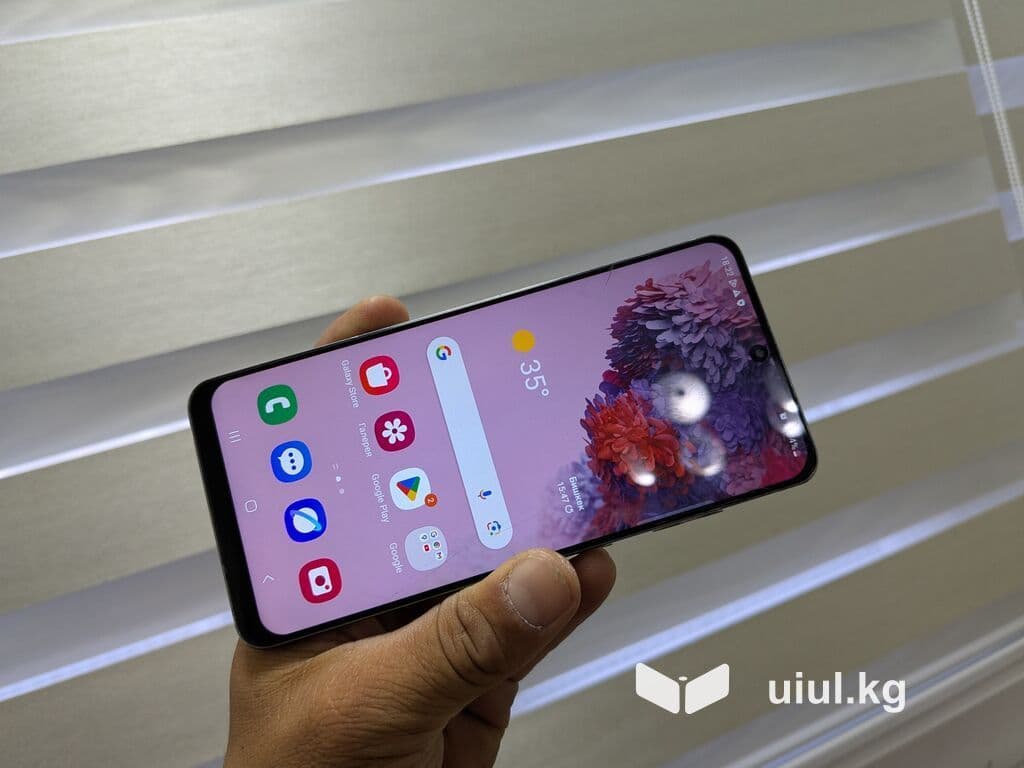 Samsung Galaxy S20, Б/у, 128 ГБ, цвет - Голубой, 2 SIM 12 из 15