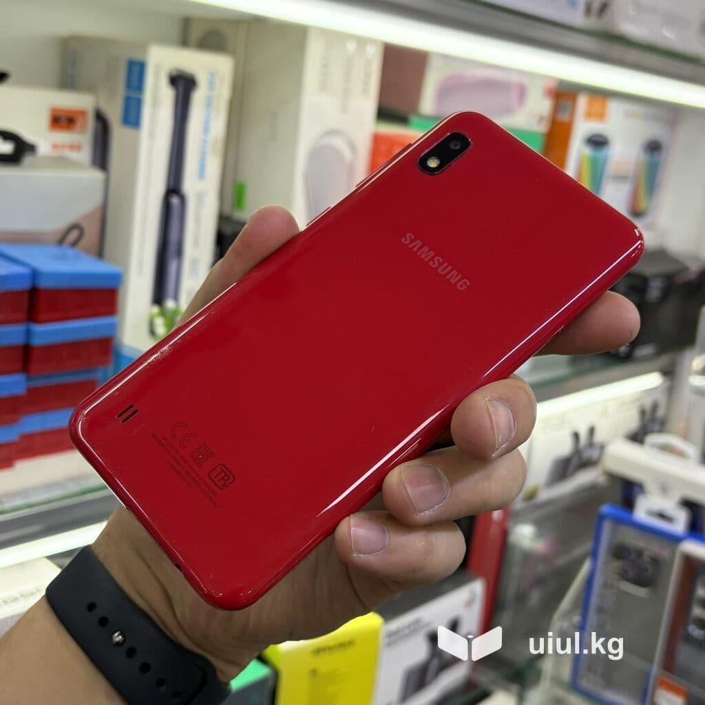Samsung Galaxy A10, Б/у, 32 ГБ, цвет - Красный, 2 SIM 6 из 15