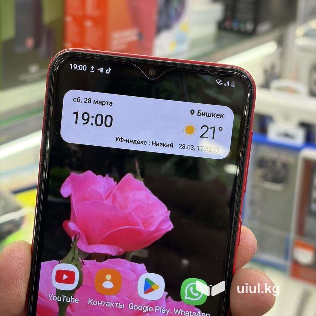 Samsung Galaxy A10, Б/у, 32 ГБ, цвет - Красный, 2 SIM 10 из 15