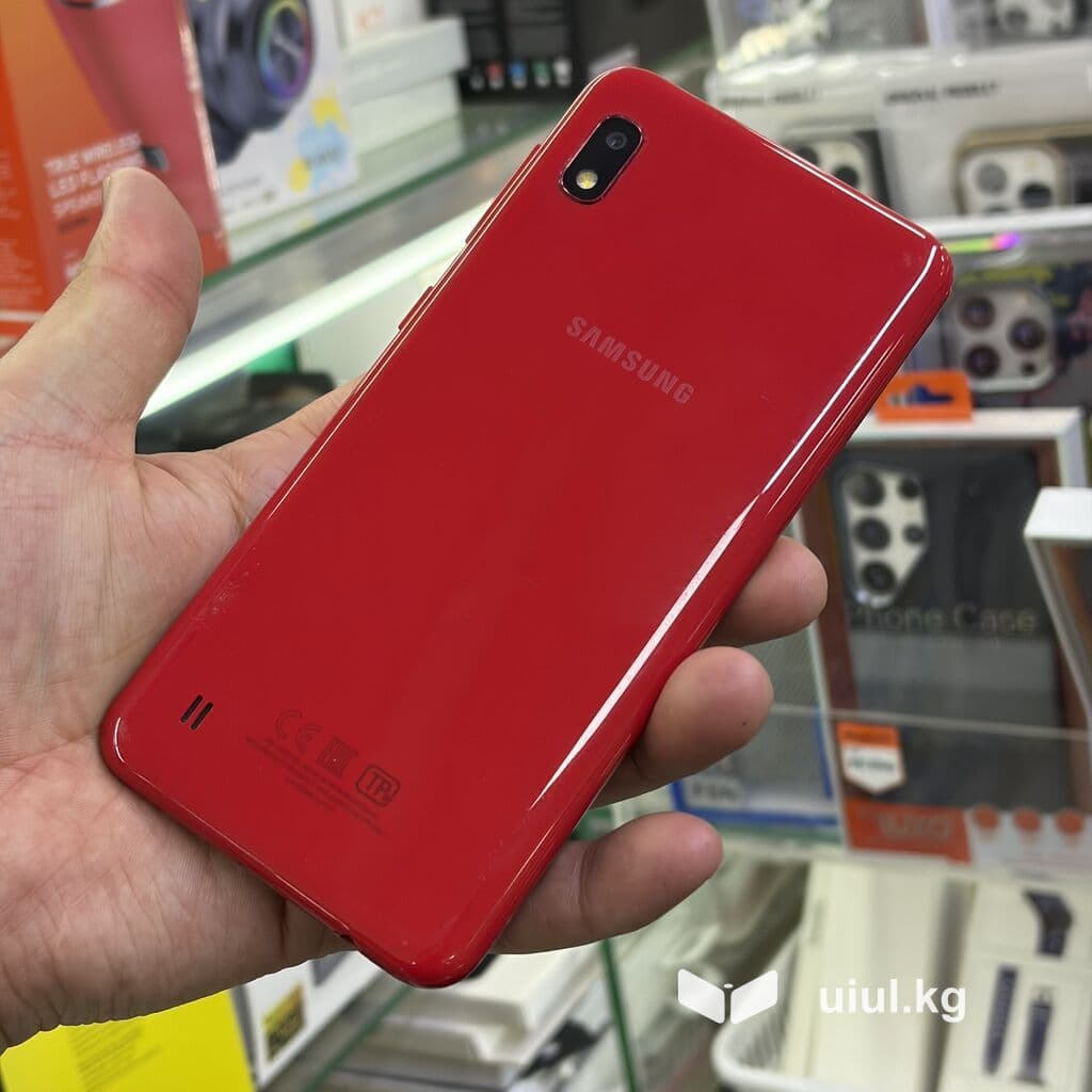 Samsung Galaxy A10, Б/у, 32 ГБ, цвет - Красный, 2 SIM 14 из 15