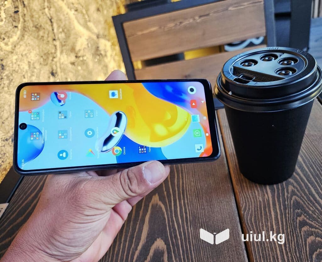 Redmi, Redmi Note 11 Pro, Б/у, 128 ГБ, цвет - Голубой, 1 SIM, 2 SIM 12 из 15